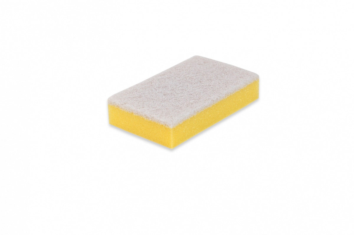 Schuurspons, Geel / Wit, 10 stuks
