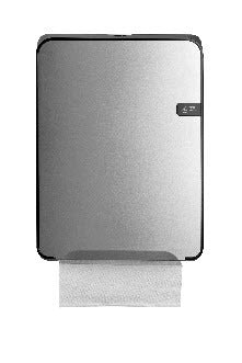 Quartz Silver handdoek dispenser multifold zilver