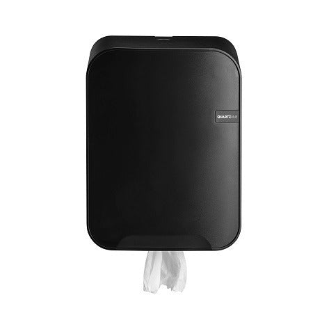 Quartz Black poetsrol dispenser midi zwart