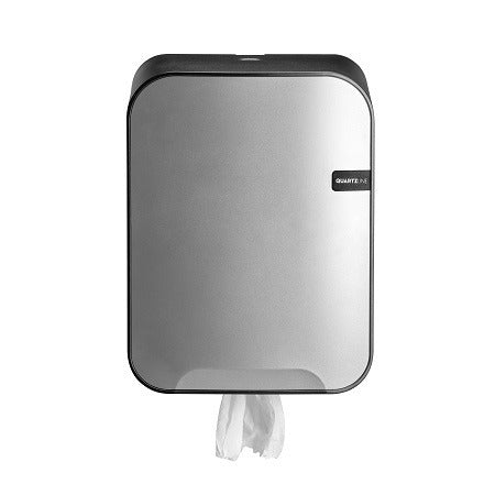 Quartz Silver poetsrol dispenser midi zilver
