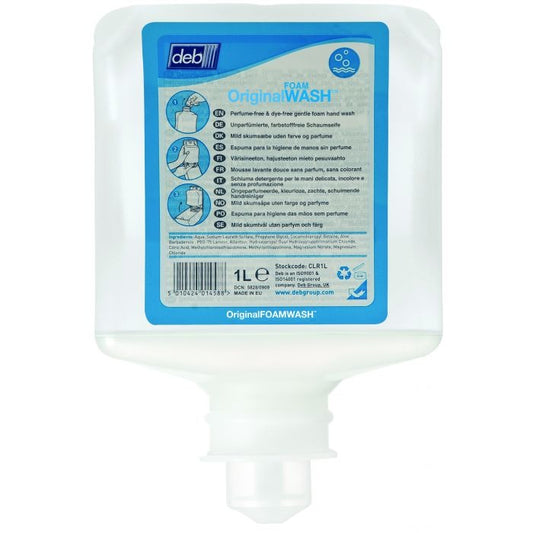 Deb Original Foam Wash, 6 x 1 liter