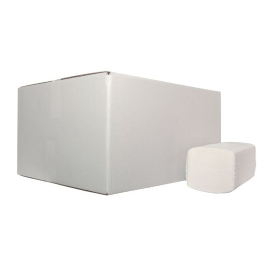 Handdoekpapier 2 laags Cellulose, zigzags 3200st (208020)