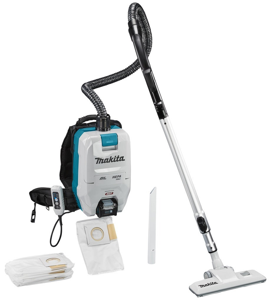 Makita 40 V Max VC008GM201 rugstofzuiger compleet