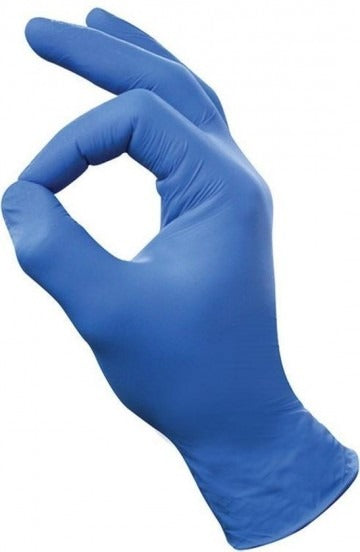 Nitril Handschoenen, Blauw CAT1, Maat M