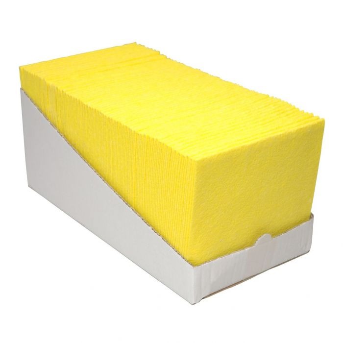 Sopdoeken 38x40cm Geel doos a 65st