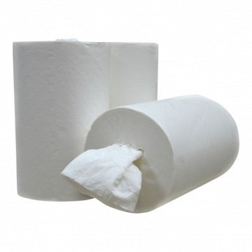 Poetsrol, Mini Corless, 1 laags, 12 rollen a 120 meter