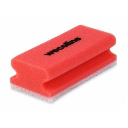 Schuurspons met Grip, Rood, 10 stuks