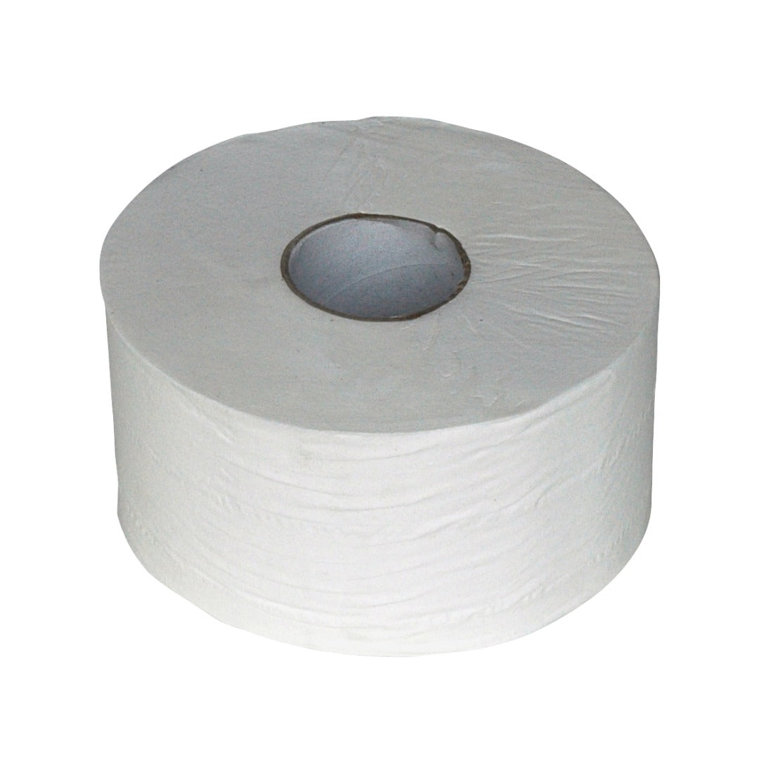 Mini jumbo Toiletpapier Cellulose, 2 laags, 12 rollen a 180 meter
