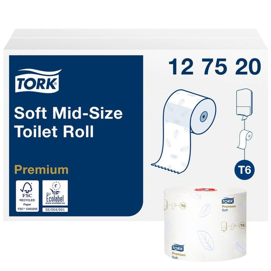 Tork, Advanced, Toiletpapier, Compact, 27 rollen a 100 meter